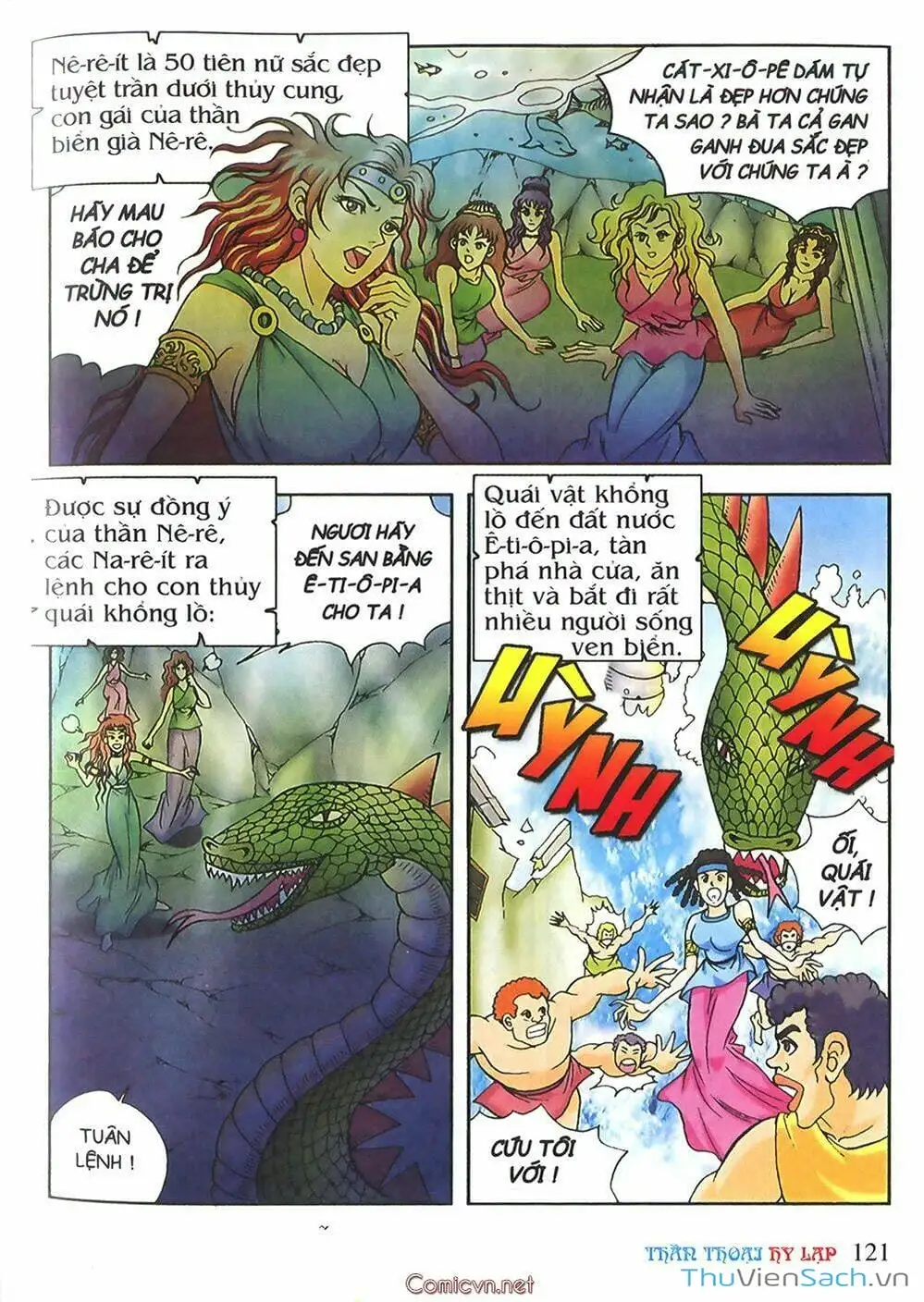 Truyện Tranh Thần Thoại Hy Lạp - Nguồn Gốc Các Vị Thần trang 3