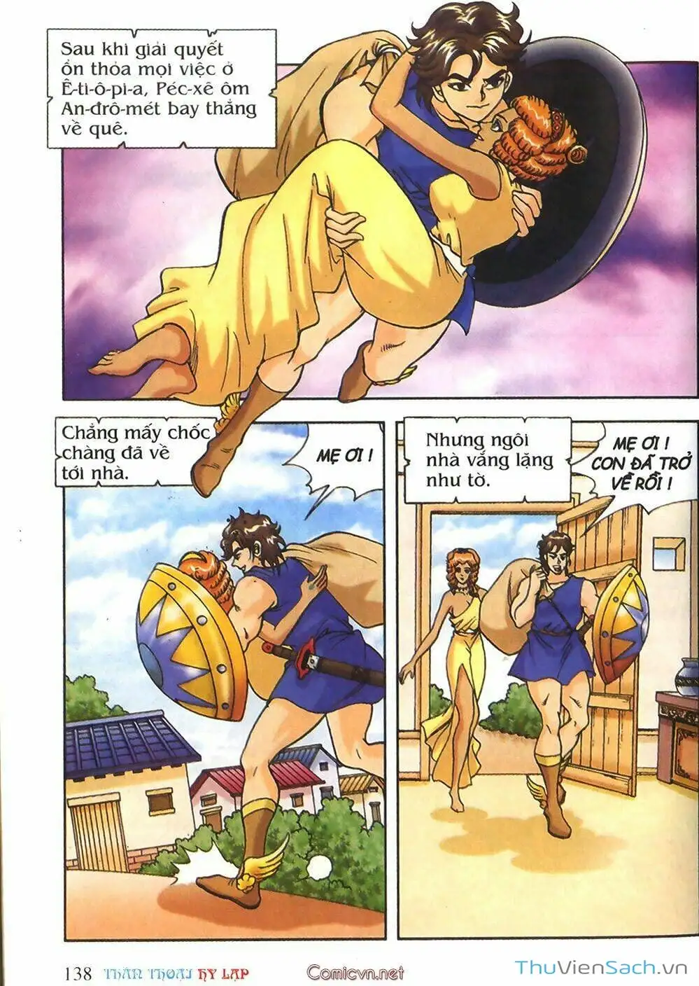 Truyện Tranh Thần Thoại Hy Lạp - Nguồn Gốc Các Vị Thần trang 3