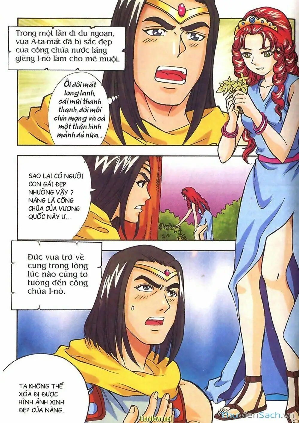 Truyện Tranh Thần Thoại Hy Lạp - Nguồn Gốc Các Vị Thần trang 3