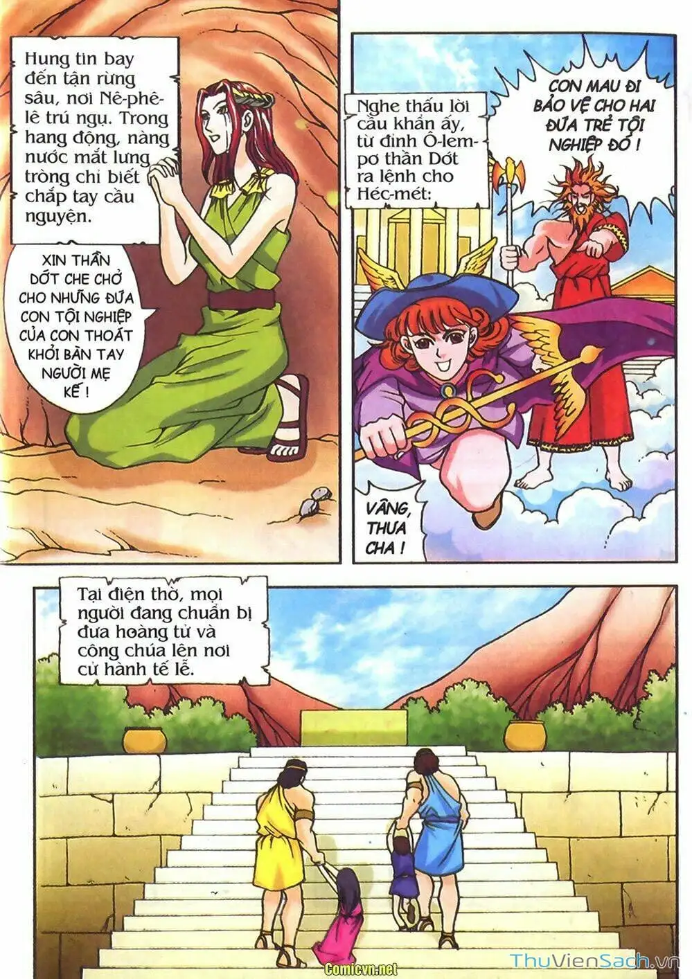 Truyện Tranh Thần Thoại Hy Lạp - Nguồn Gốc Các Vị Thần trang 3