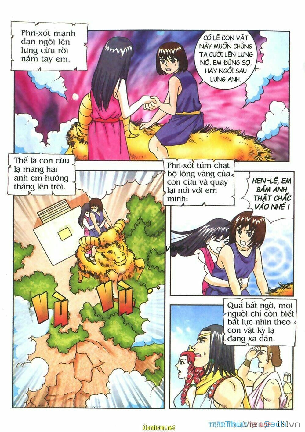 Truyện Tranh Thần Thoại Hy Lạp - Nguồn Gốc Các Vị Thần trang 3