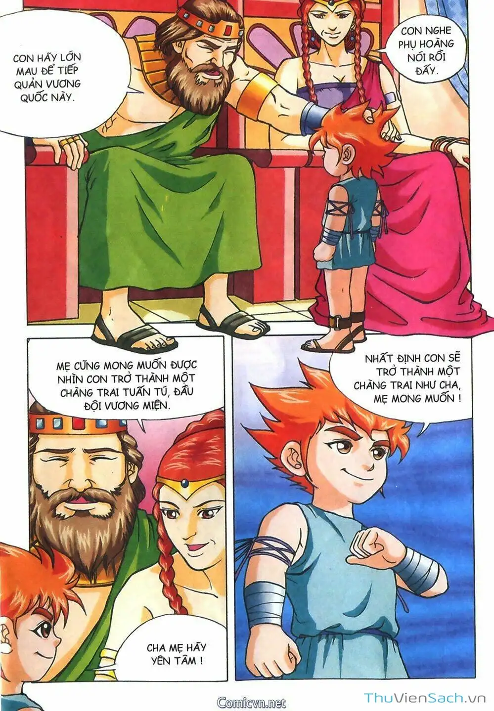 Truyện Tranh Thần Thoại Hy Lạp - Nguồn Gốc Các Vị Thần trang 3