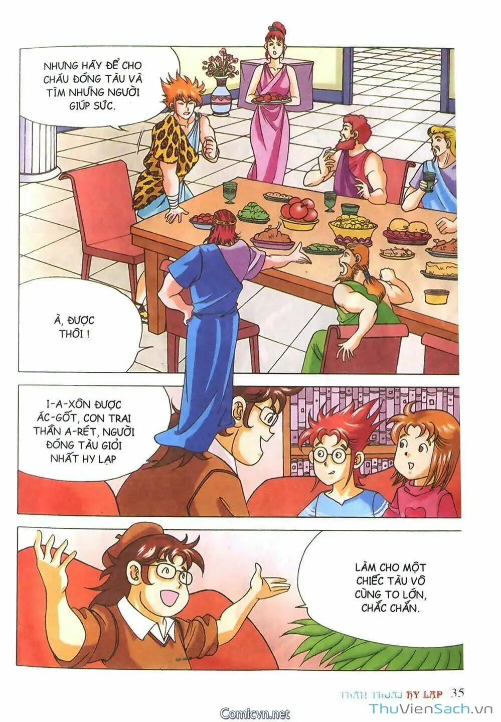 Truyện Tranh Thần Thoại Hy Lạp - Nguồn Gốc Các Vị Thần trang 3