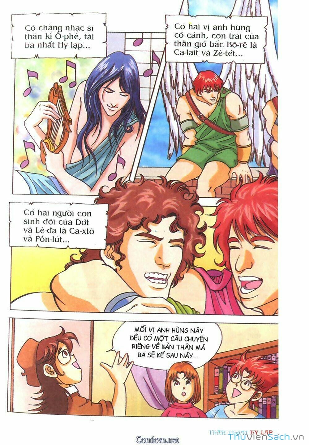 Truyện Tranh Thần Thoại Hy Lạp - Nguồn Gốc Các Vị Thần trang 3