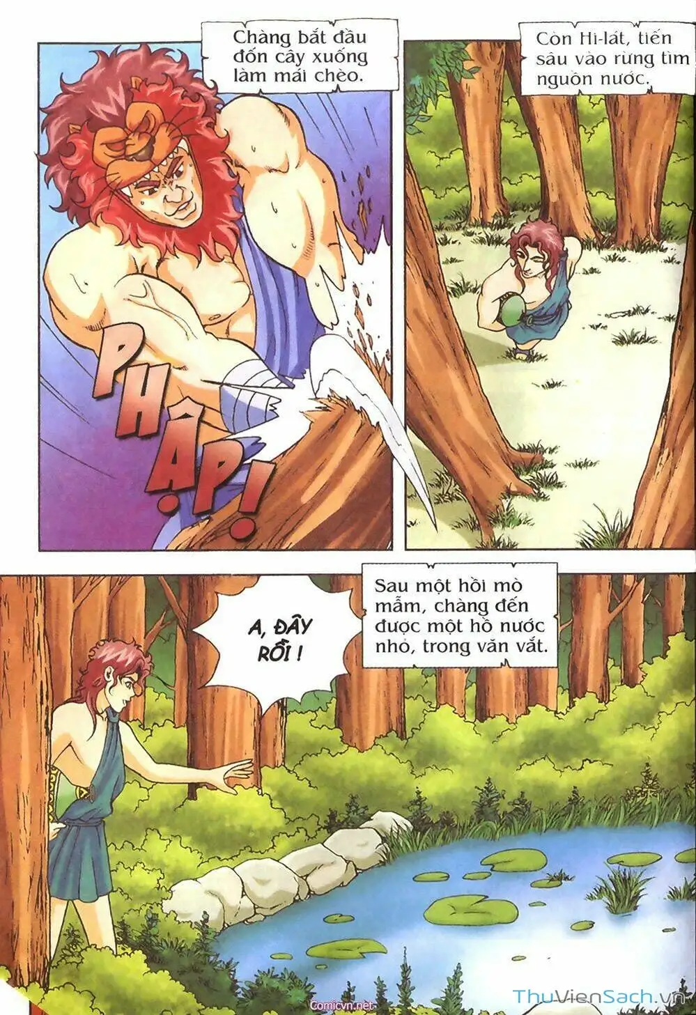 Truyện Tranh Thần Thoại Hy Lạp - Nguồn Gốc Các Vị Thần trang 3