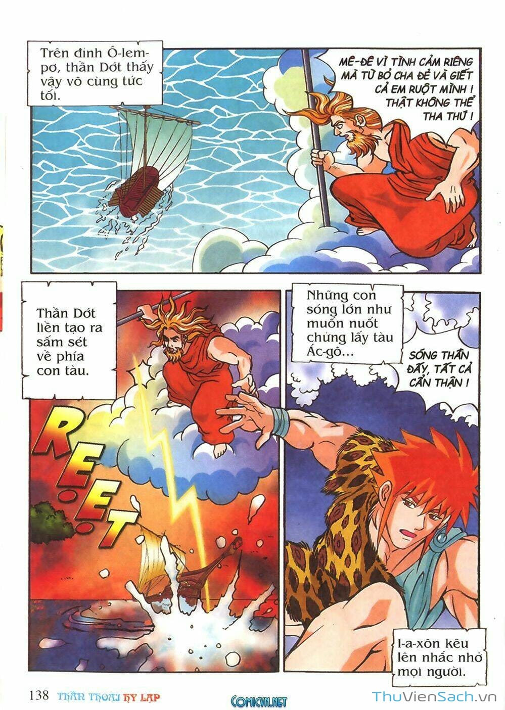 Truyện Tranh Thần Thoại Hy Lạp - Nguồn Gốc Các Vị Thần trang 3