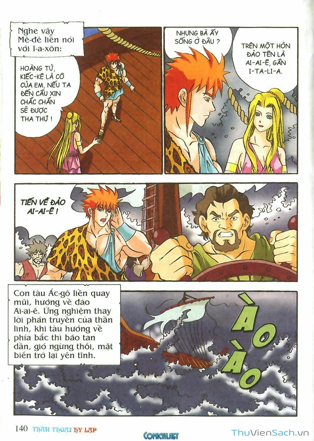 Truyện Tranh Thần Thoại Hy Lạp - Nguồn Gốc Các Vị Thần trang 3