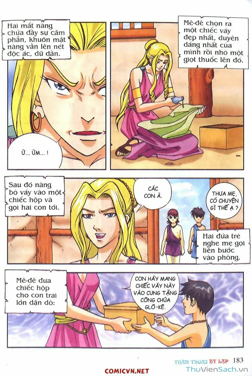 Truyện Tranh Thần Thoại Hy Lạp - Nguồn Gốc Các Vị Thần trang 3