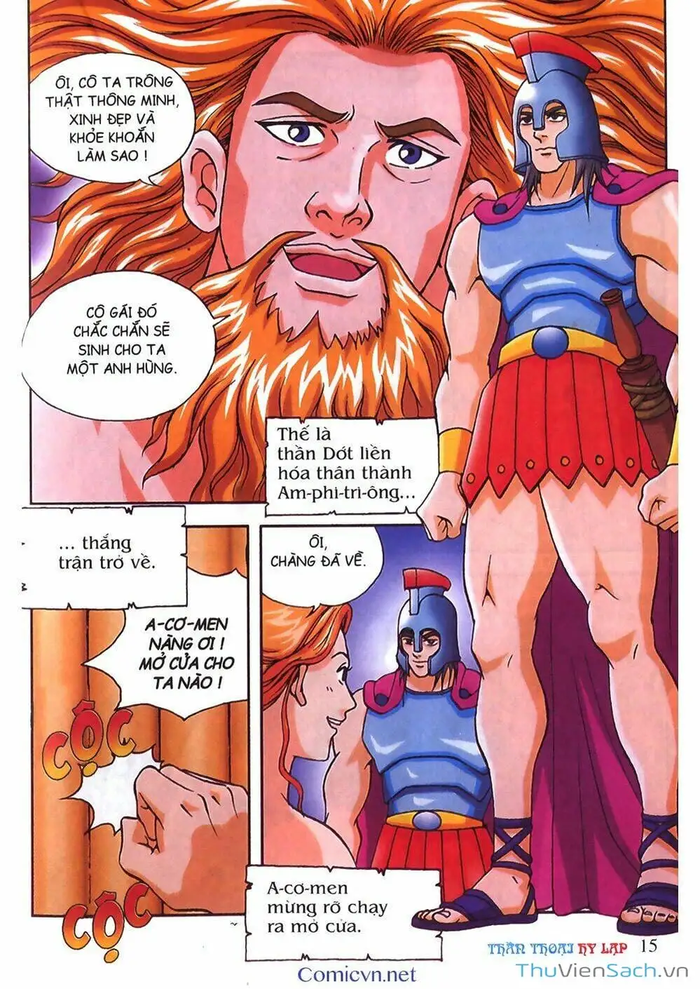Truyện Tranh Thần Thoại Hy Lạp - Nguồn Gốc Các Vị Thần trang 3