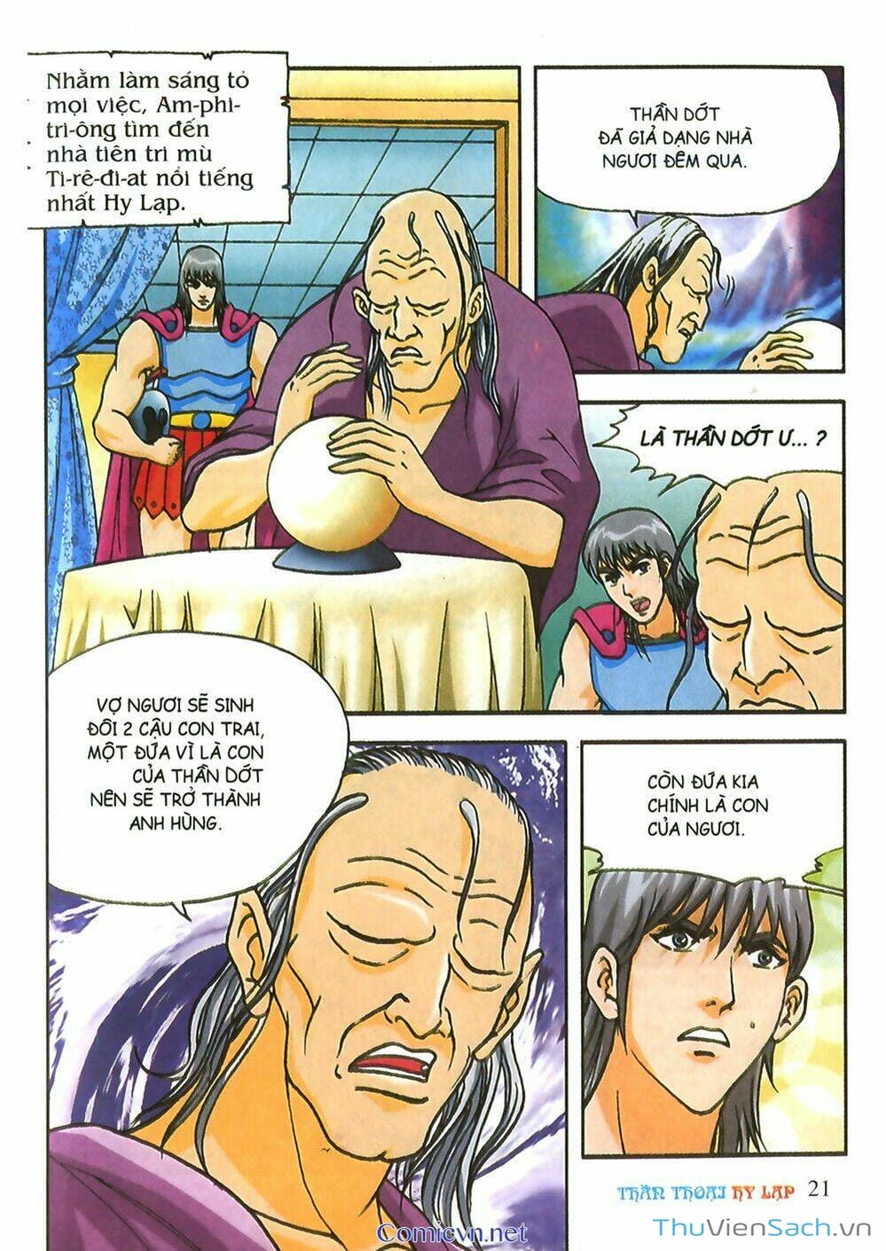 Truyện Tranh Thần Thoại Hy Lạp - Nguồn Gốc Các Vị Thần trang 3