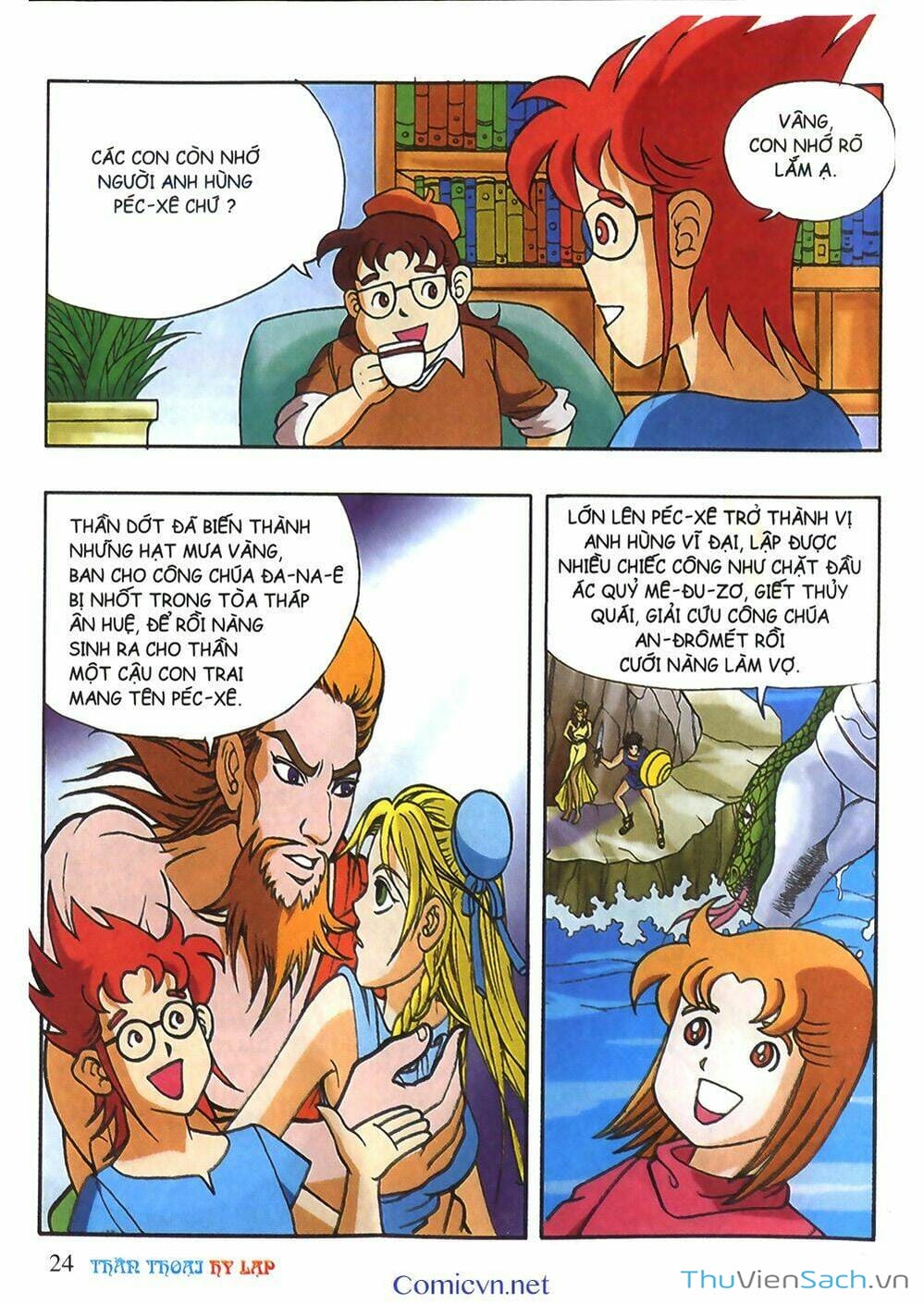 Truyện Tranh Thần Thoại Hy Lạp - Nguồn Gốc Các Vị Thần trang 3