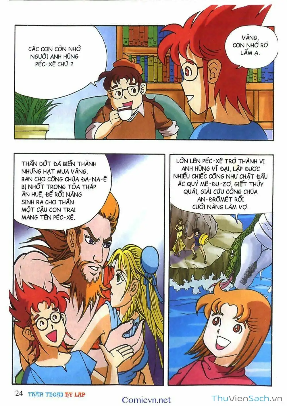 Truyện Tranh Thần Thoại Hy Lạp - Nguồn Gốc Các Vị Thần trang 3