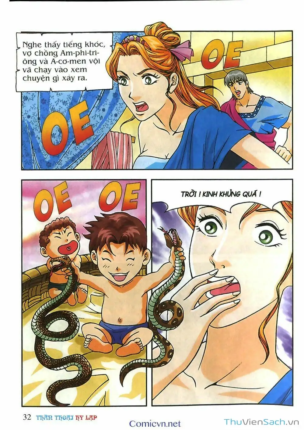 Truyện Tranh Thần Thoại Hy Lạp - Nguồn Gốc Các Vị Thần trang 3