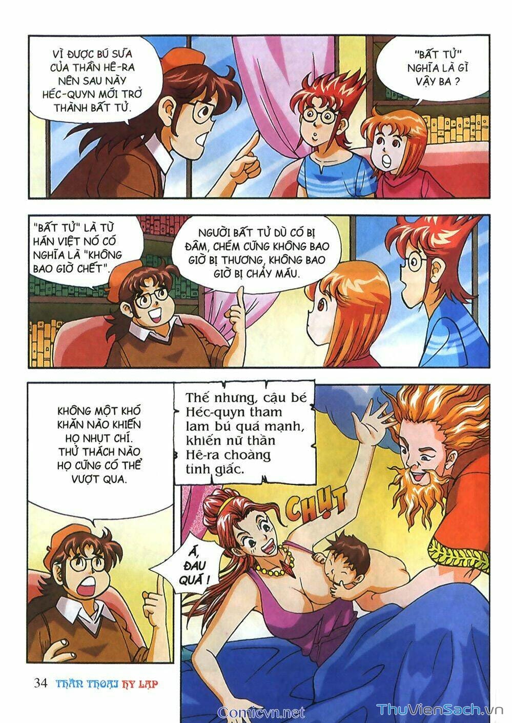 Truyện Tranh Thần Thoại Hy Lạp - Nguồn Gốc Các Vị Thần trang 3