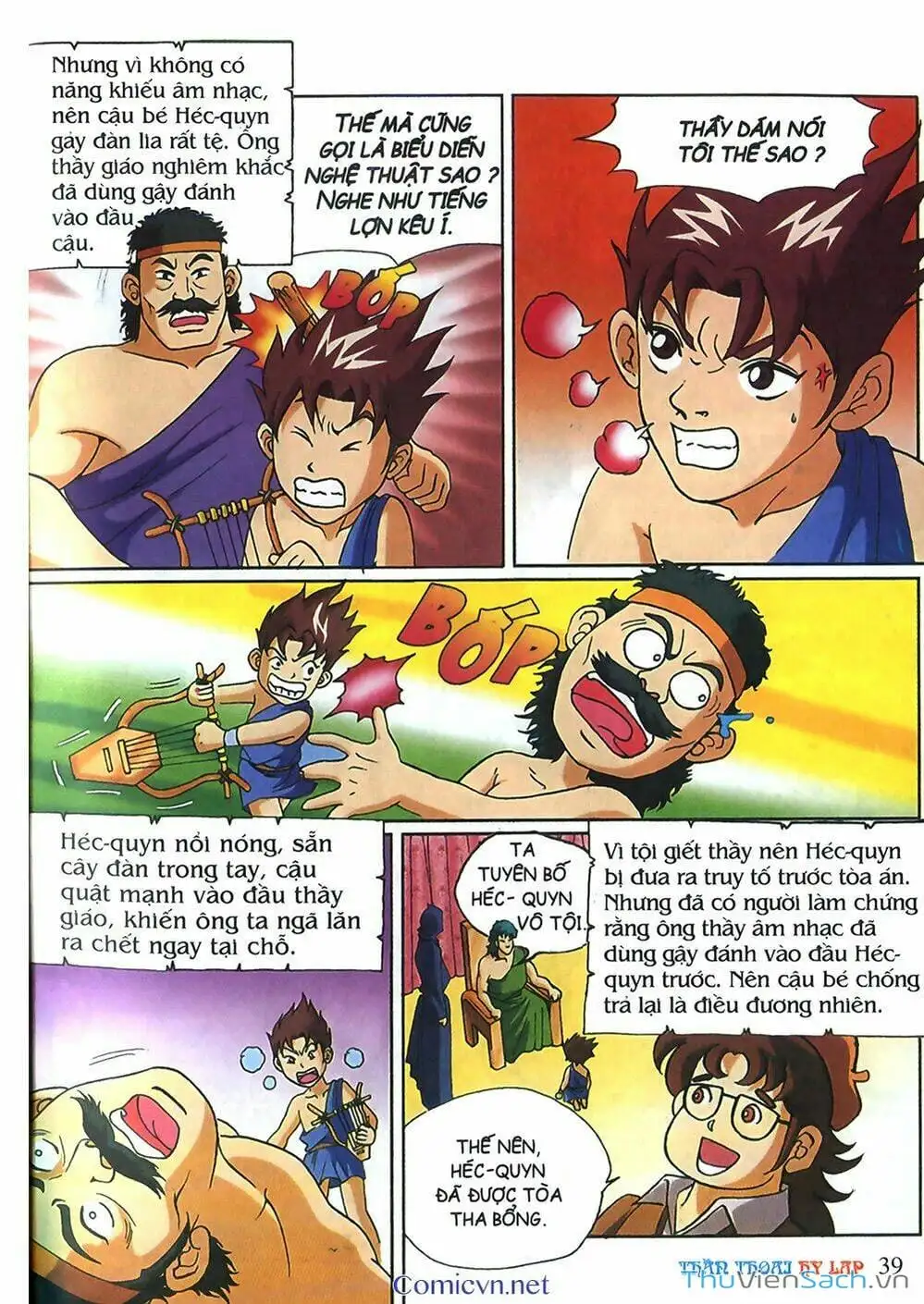 Truyện Tranh Thần Thoại Hy Lạp - Nguồn Gốc Các Vị Thần trang 3