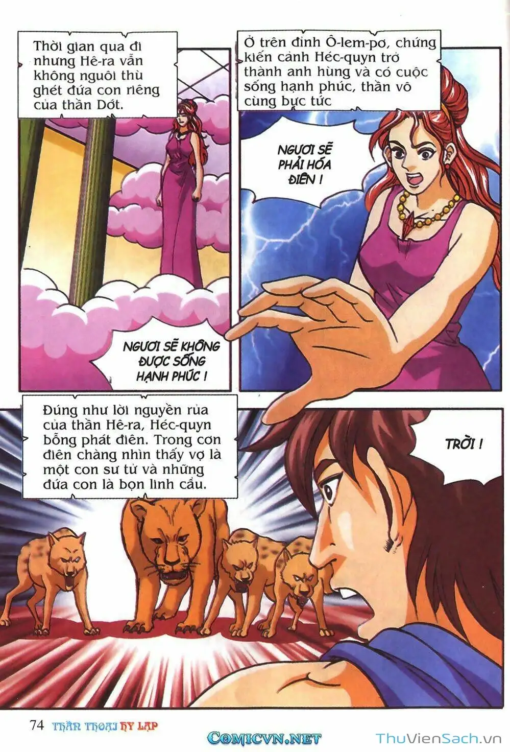 Truyện Tranh Thần Thoại Hy Lạp - Nguồn Gốc Các Vị Thần trang 3