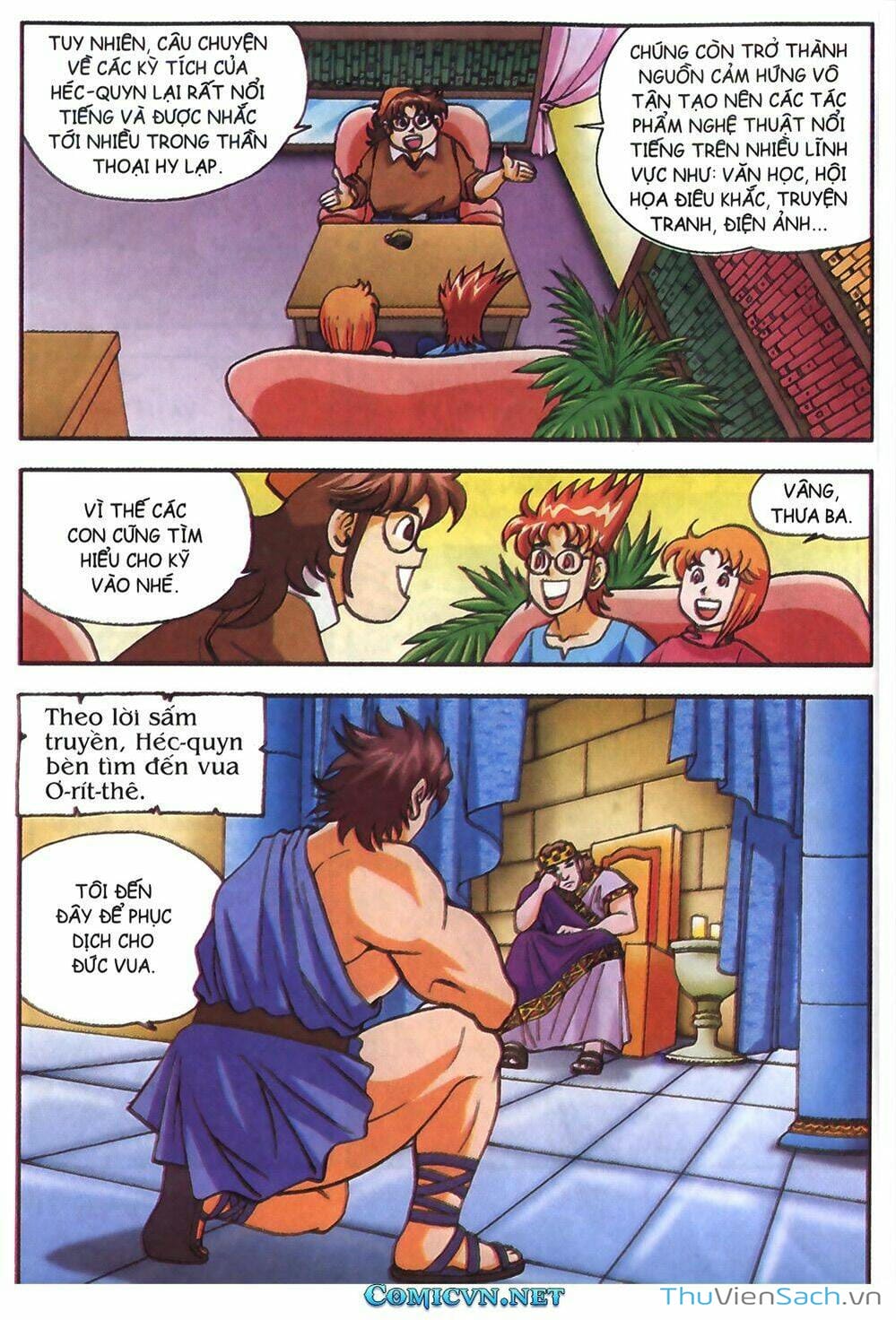 Truyện Tranh Thần Thoại Hy Lạp - Nguồn Gốc Các Vị Thần trang 3