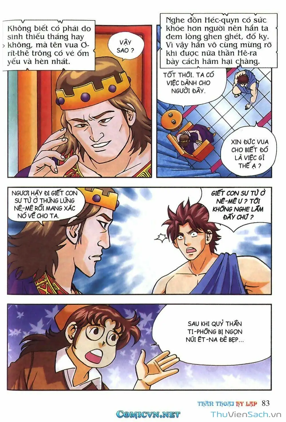 Truyện Tranh Thần Thoại Hy Lạp - Nguồn Gốc Các Vị Thần trang 3