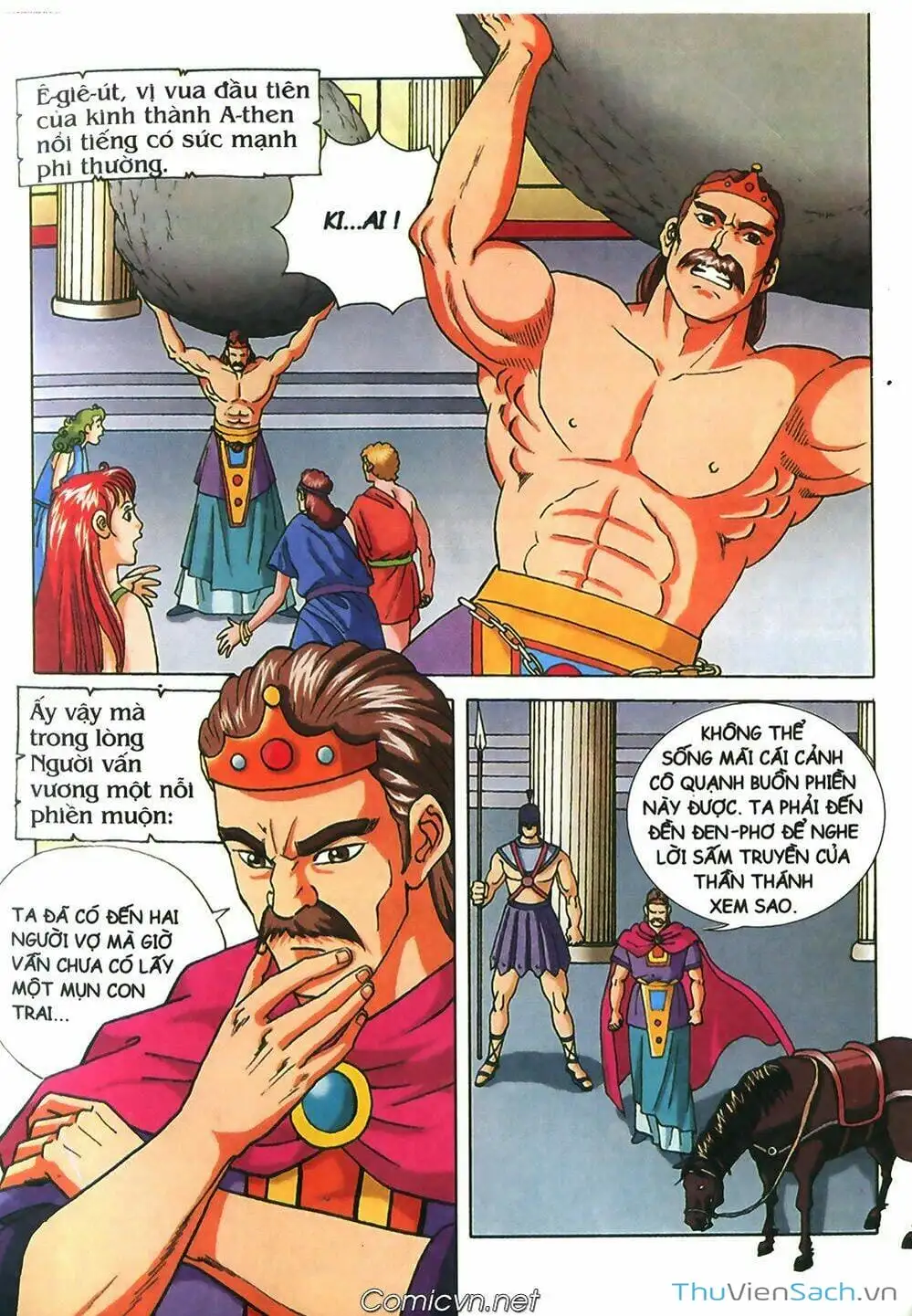 Truyện Tranh Thần Thoại Hy Lạp - Nguồn Gốc Các Vị Thần trang 3