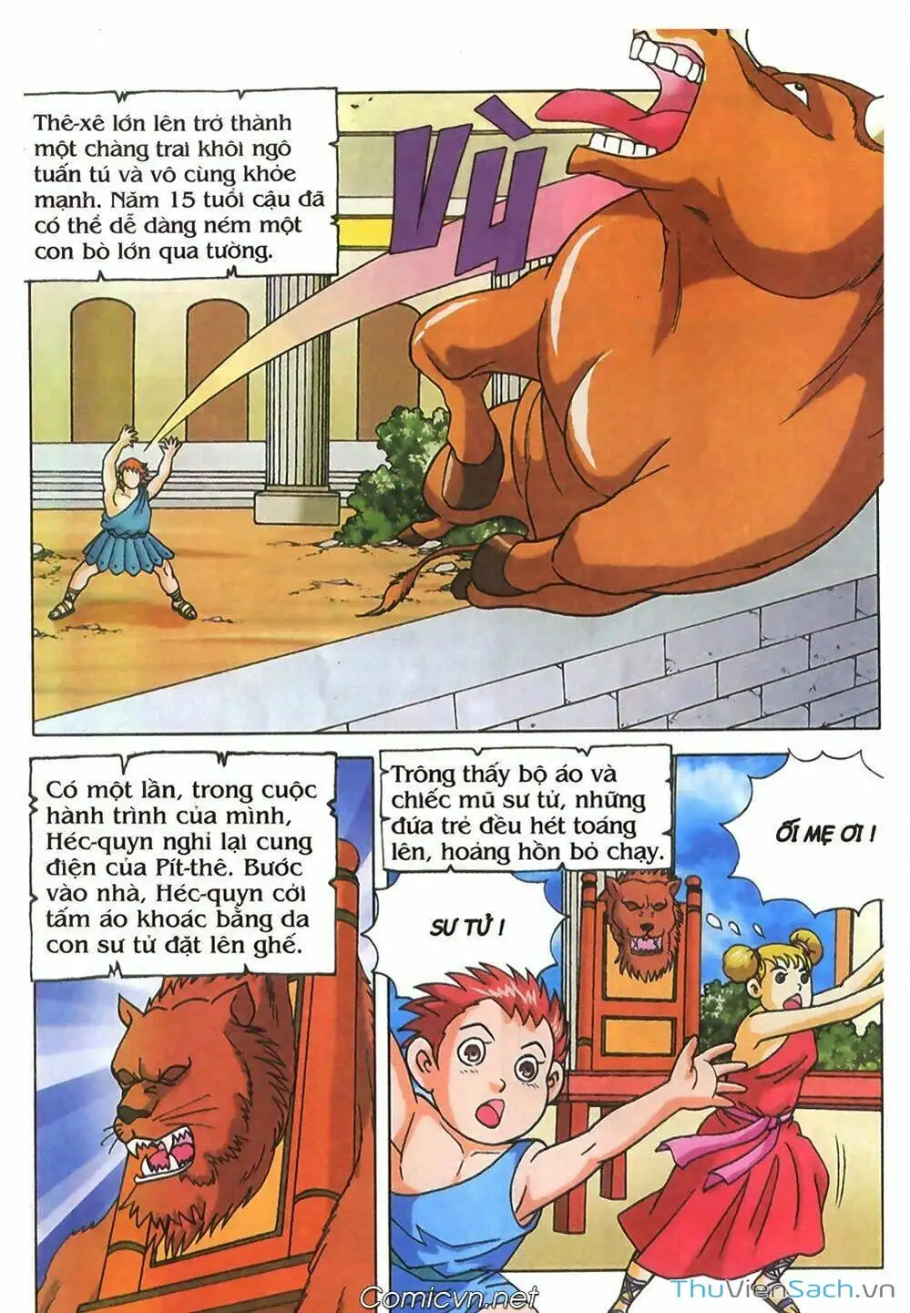 Truyện Tranh Thần Thoại Hy Lạp - Nguồn Gốc Các Vị Thần trang 3