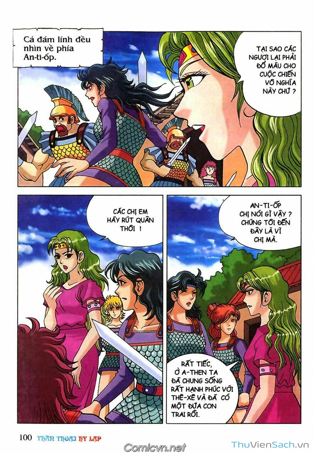 Truyện Tranh Thần Thoại Hy Lạp - Nguồn Gốc Các Vị Thần trang 3