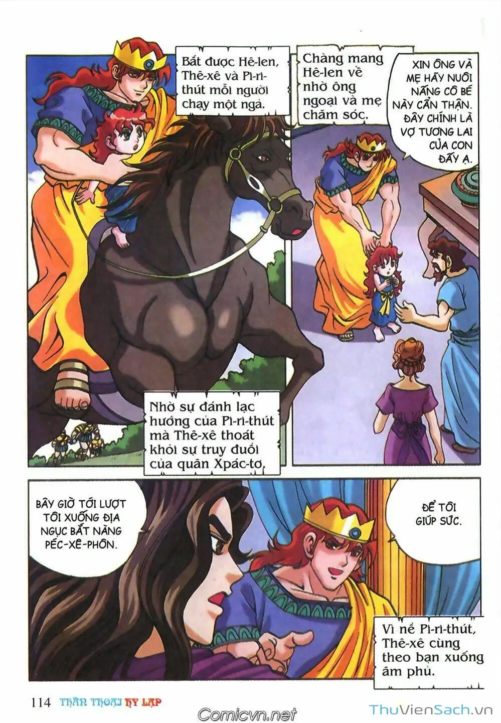 Truyện Tranh Thần Thoại Hy Lạp - Nguồn Gốc Các Vị Thần trang 3