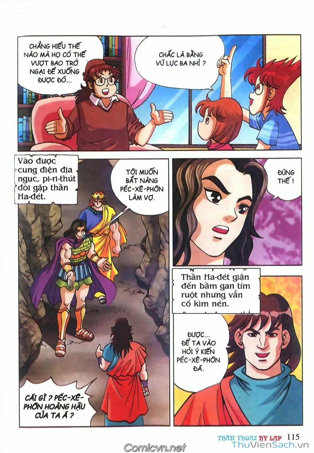 Truyện Tranh Thần Thoại Hy Lạp - Nguồn Gốc Các Vị Thần trang 3