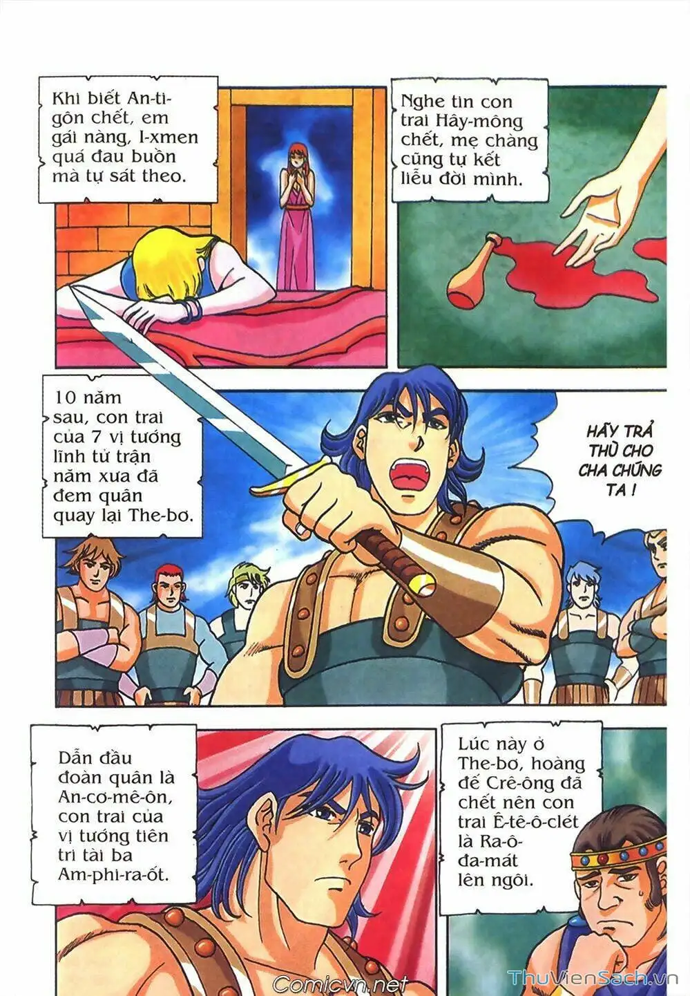 Truyện Tranh Thần Thoại Hy Lạp - Nguồn Gốc Các Vị Thần trang 3