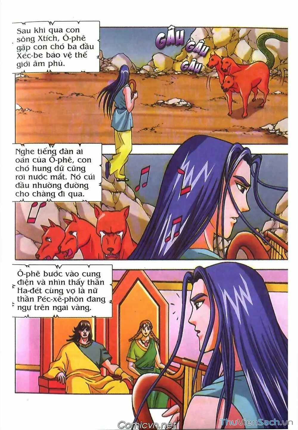 Truyện Tranh Thần Thoại Hy Lạp - Nguồn Gốc Các Vị Thần trang 3