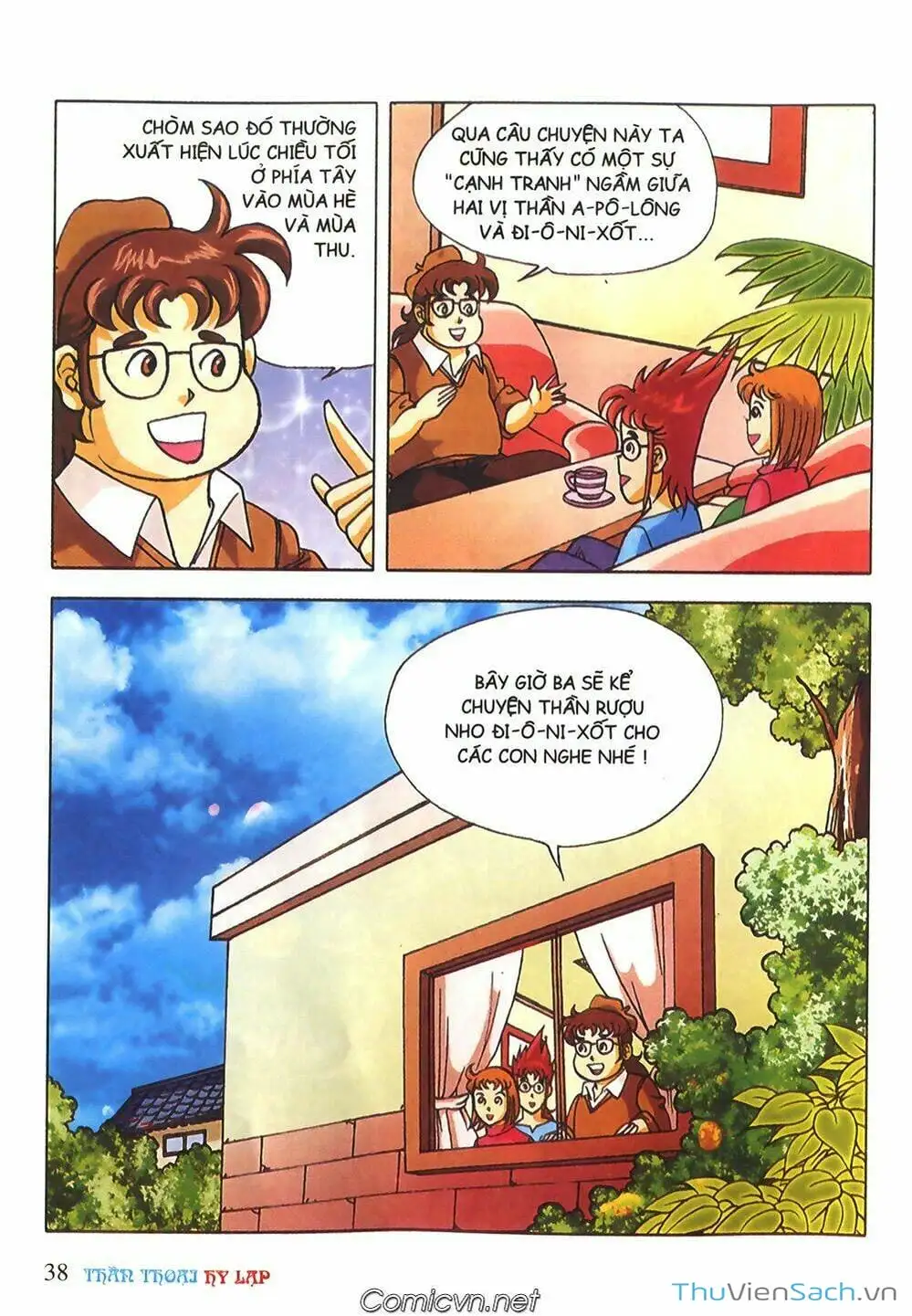 Truyện Tranh Thần Thoại Hy Lạp - Nguồn Gốc Các Vị Thần trang 3