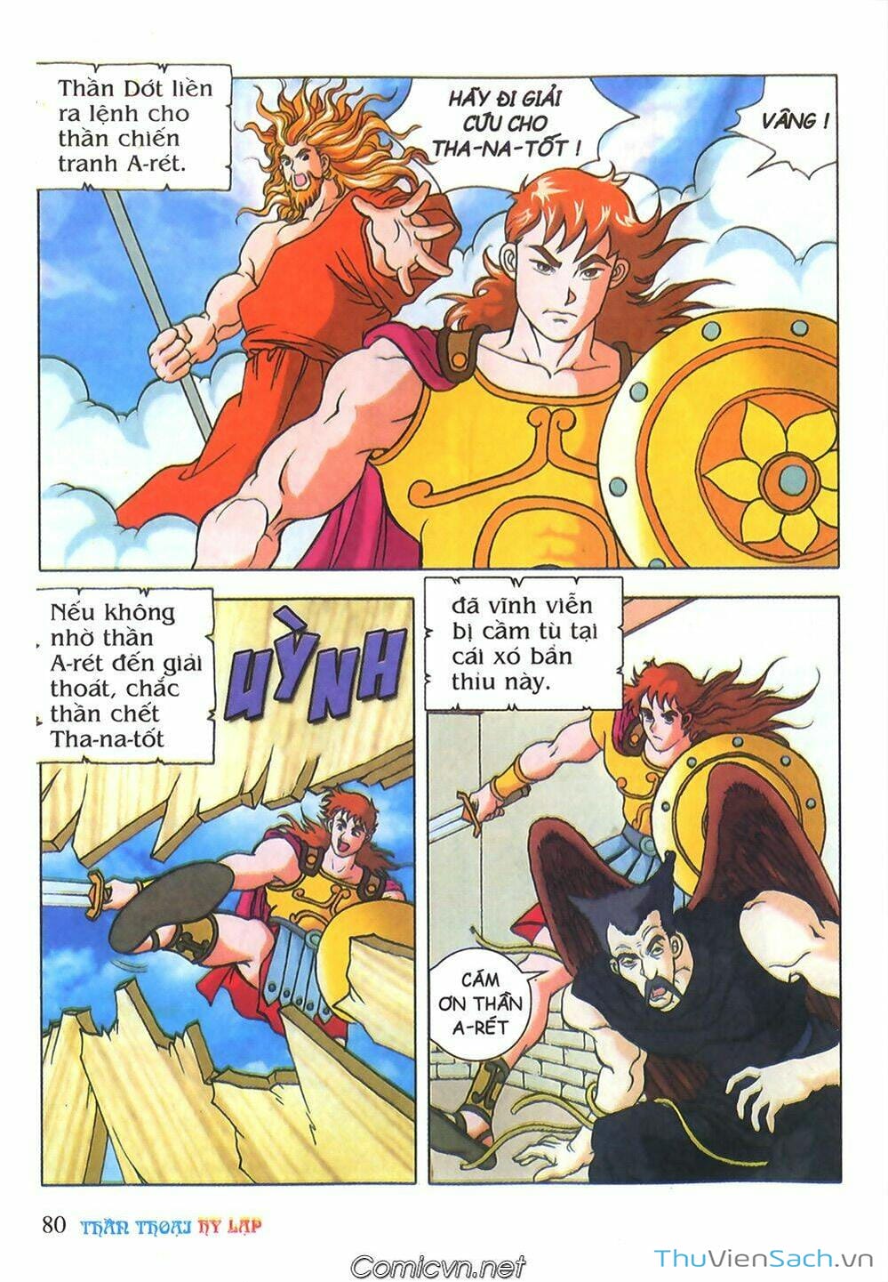 Truyện Tranh Thần Thoại Hy Lạp - Nguồn Gốc Các Vị Thần trang 3