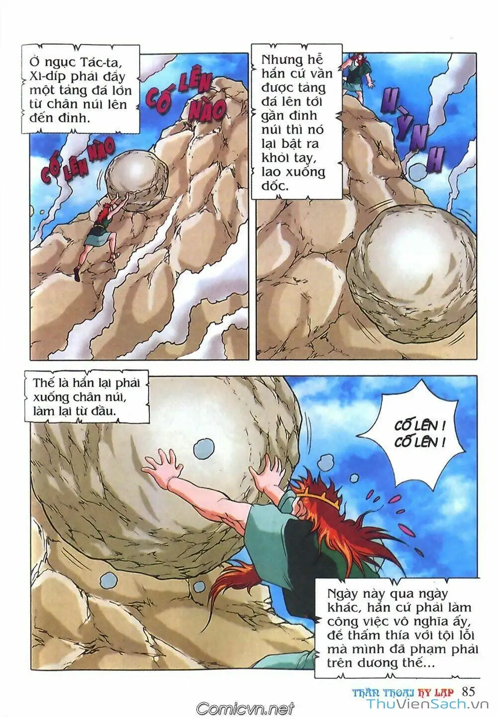 Truyện Tranh Thần Thoại Hy Lạp - Nguồn Gốc Các Vị Thần trang 3