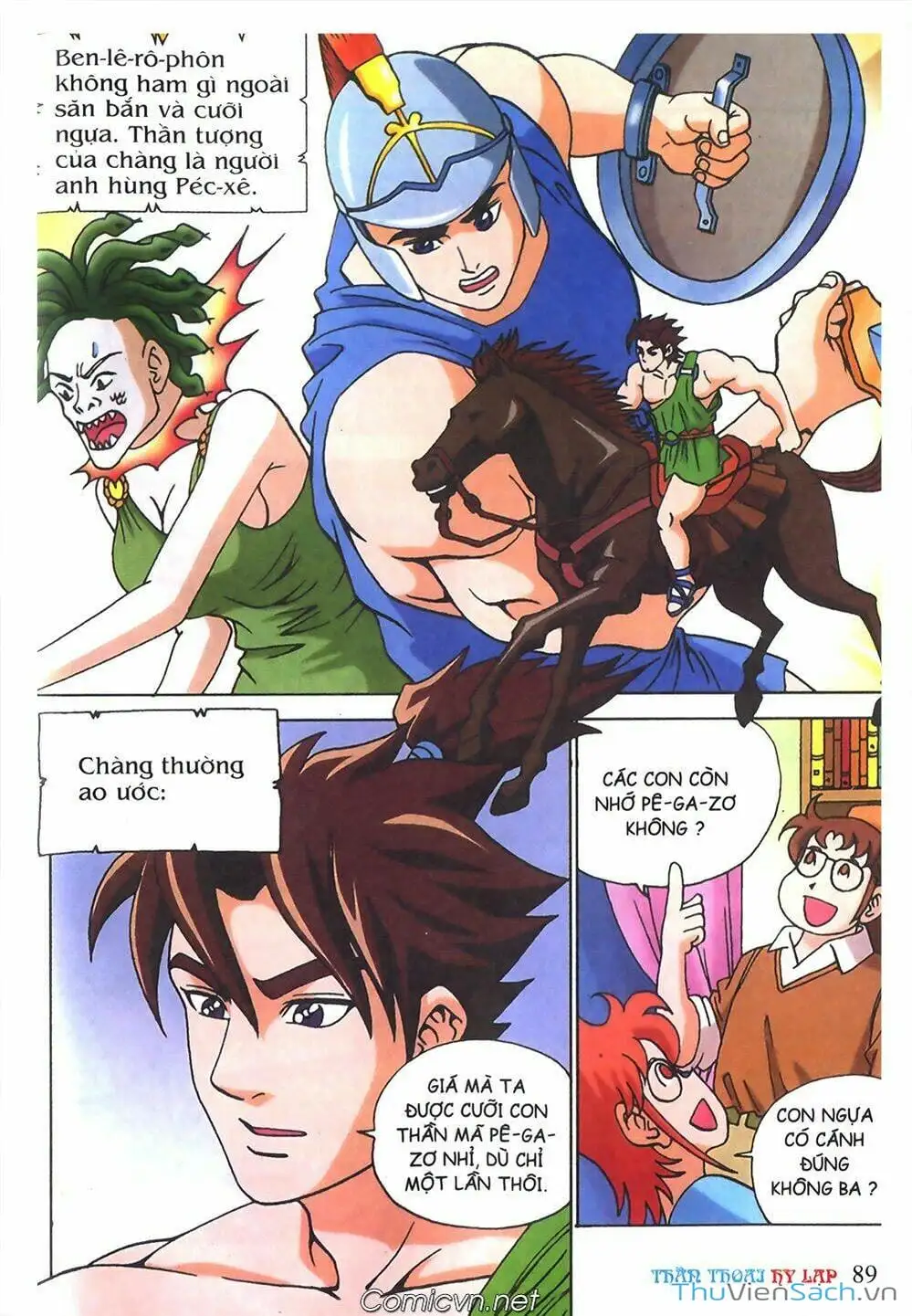 Truyện Tranh Thần Thoại Hy Lạp - Nguồn Gốc Các Vị Thần trang 3