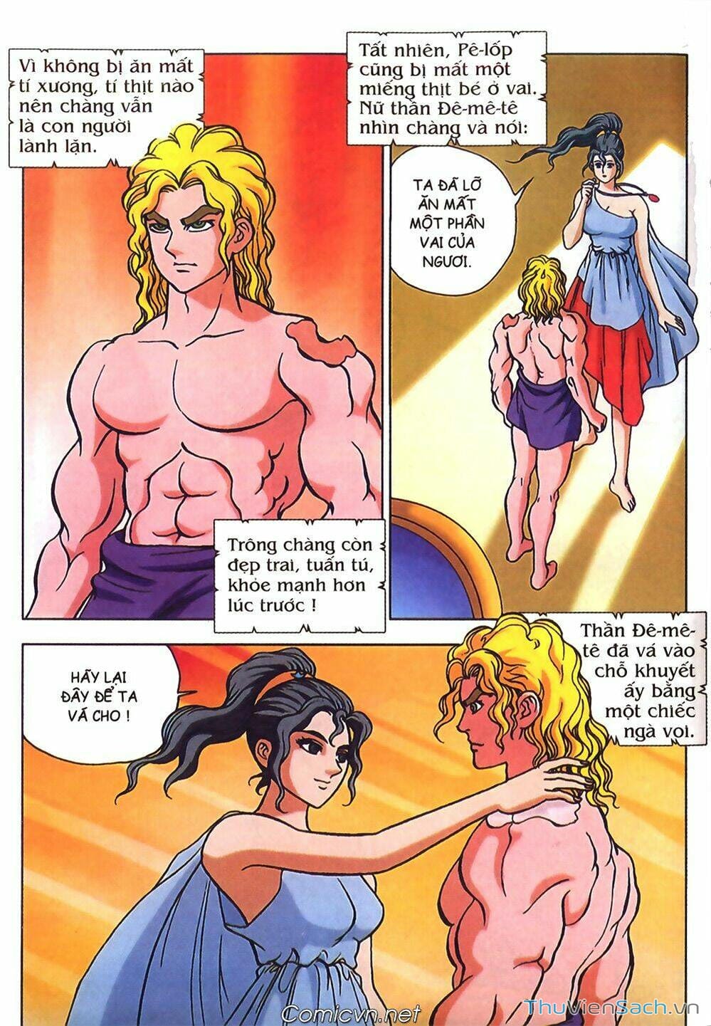 Truyện Tranh Thần Thoại Hy Lạp - Nguồn Gốc Các Vị Thần trang 3