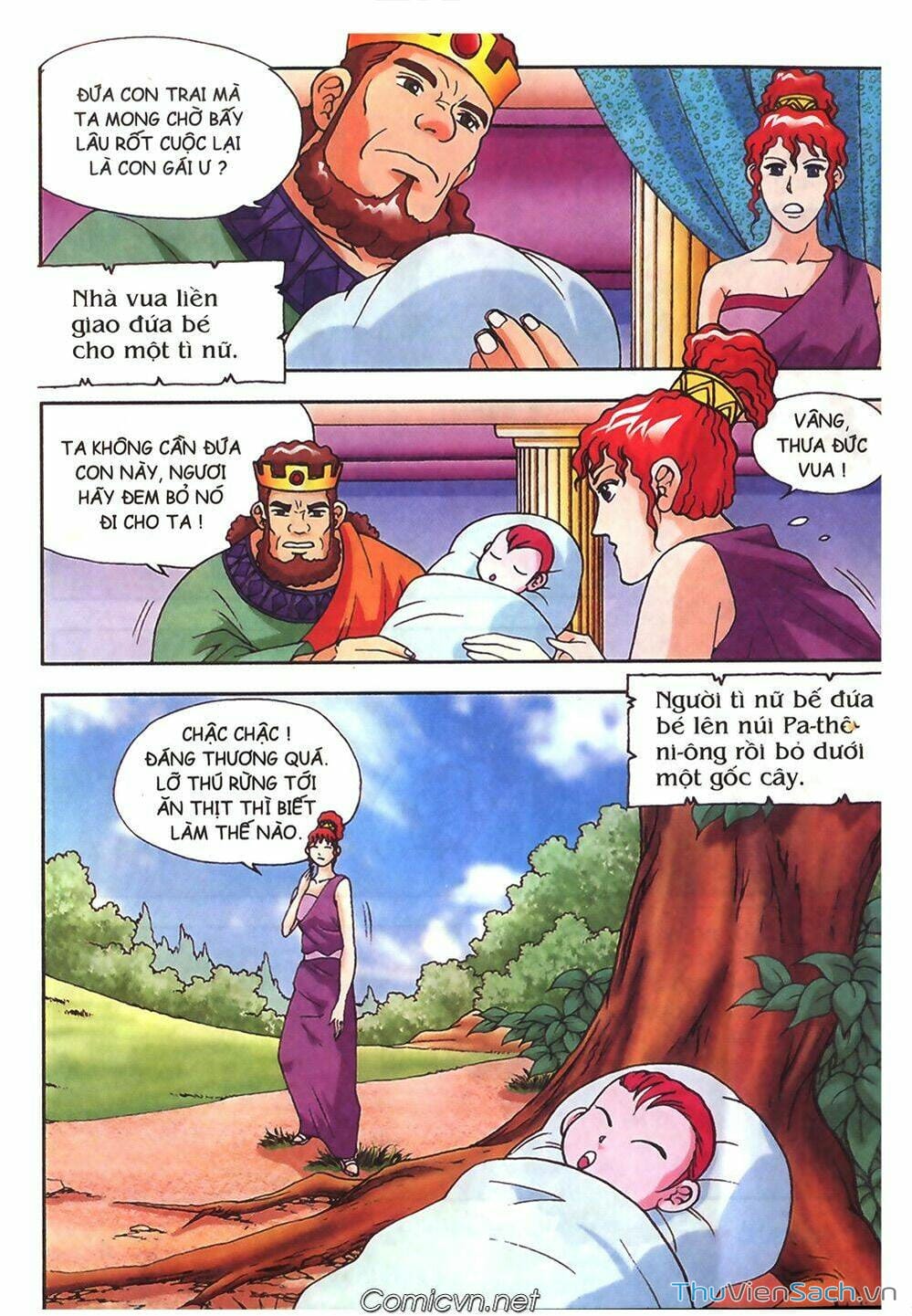 Truyện Tranh Thần Thoại Hy Lạp - Nguồn Gốc Các Vị Thần trang 3