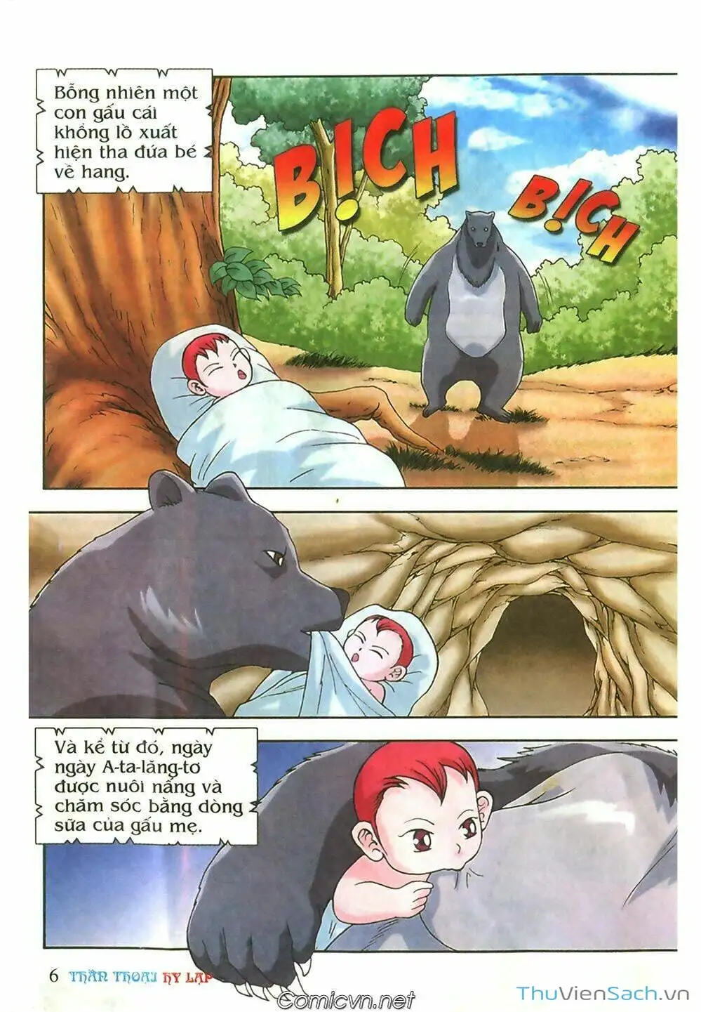 Truyện Tranh Thần Thoại Hy Lạp - Nguồn Gốc Các Vị Thần trang 3