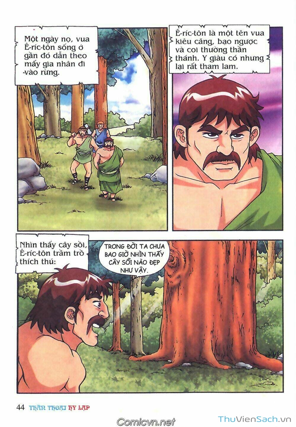 Truyện Tranh Thần Thoại Hy Lạp - Nguồn Gốc Các Vị Thần trang 3