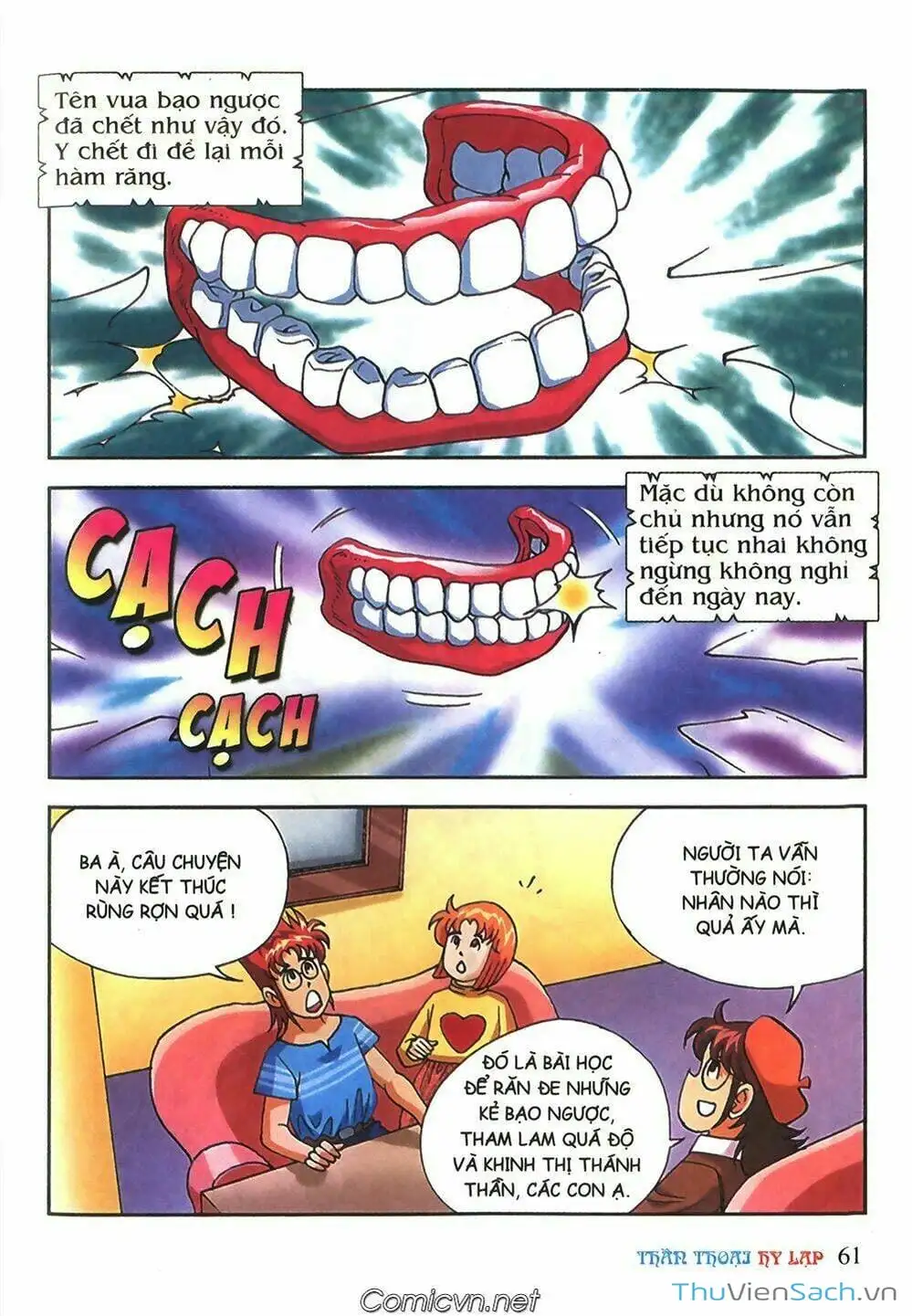 Truyện Tranh Thần Thoại Hy Lạp - Nguồn Gốc Các Vị Thần trang 3