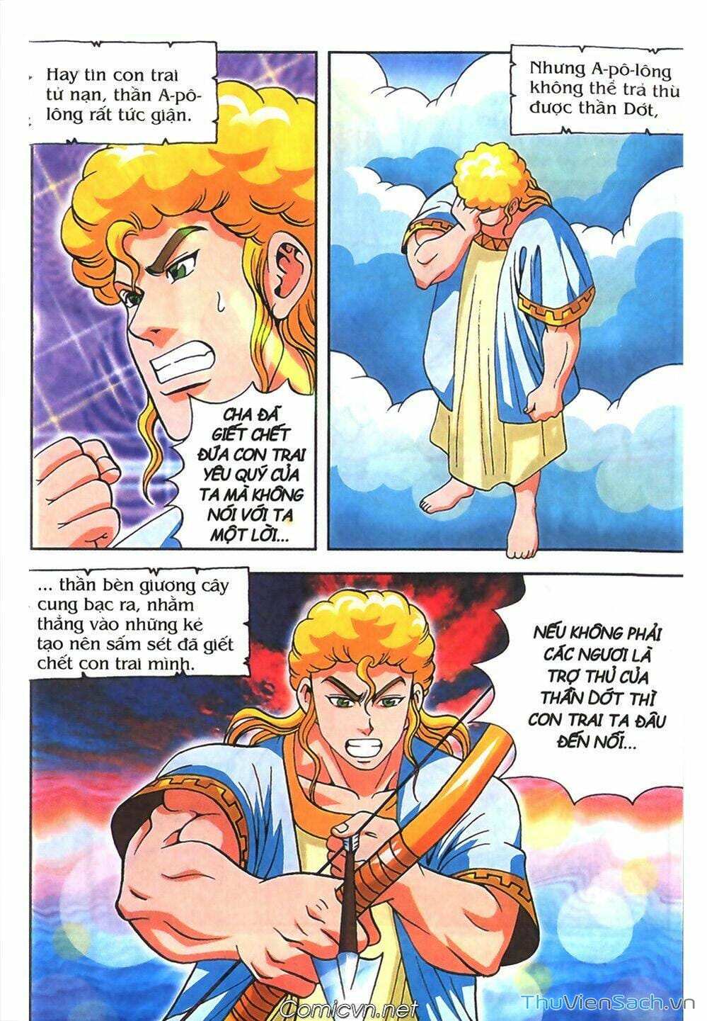 Truyện Tranh Thần Thoại Hy Lạp - Nguồn Gốc Các Vị Thần trang 3