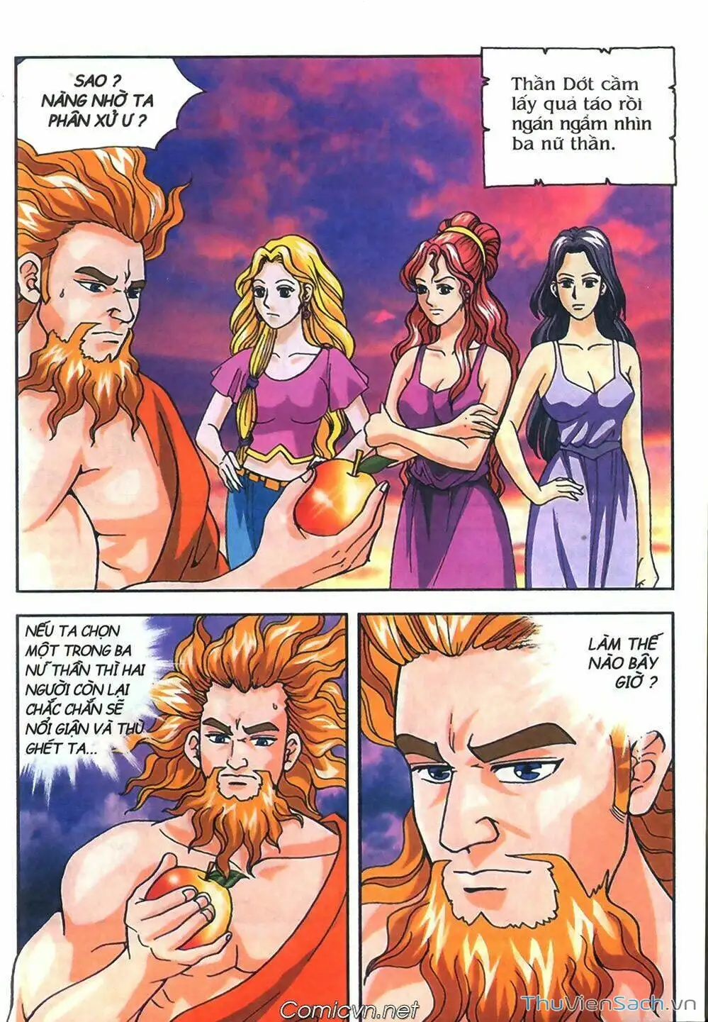Truyện Tranh Thần Thoại Hy Lạp - Nguồn Gốc Các Vị Thần trang 3