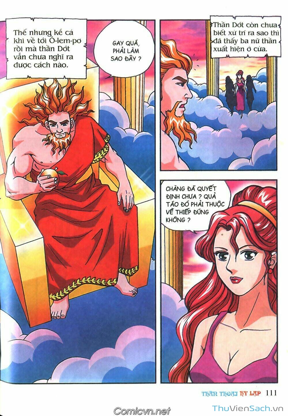 Truyện Tranh Thần Thoại Hy Lạp - Nguồn Gốc Các Vị Thần trang 3