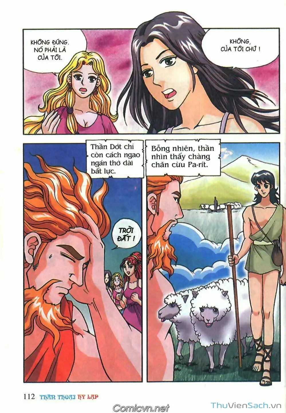 Truyện Tranh Thần Thoại Hy Lạp - Nguồn Gốc Các Vị Thần trang 3
