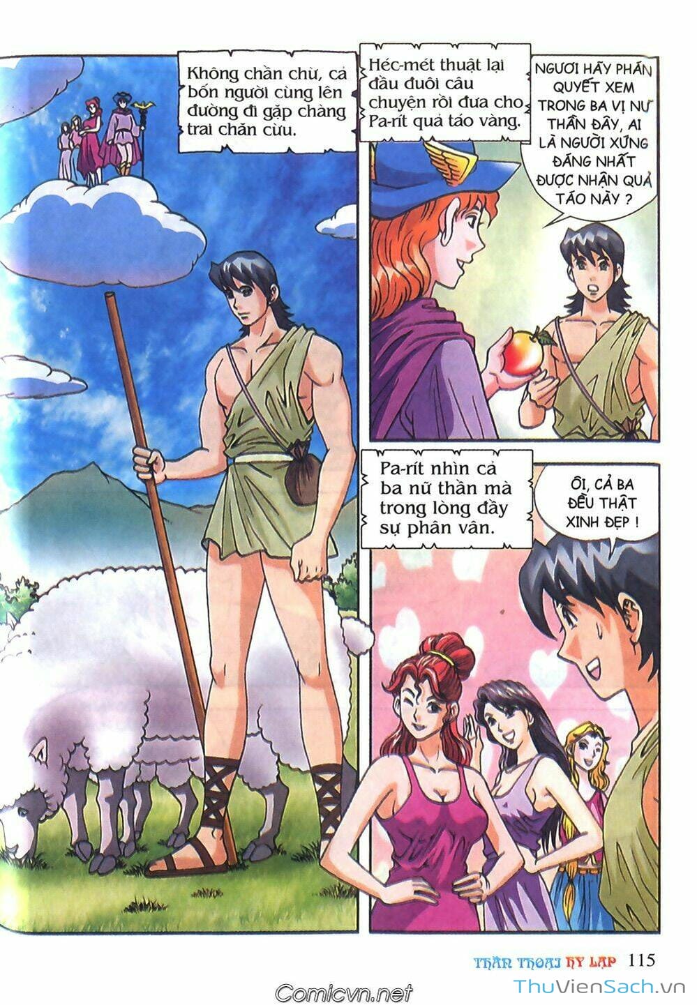 Truyện Tranh Thần Thoại Hy Lạp - Nguồn Gốc Các Vị Thần trang 3