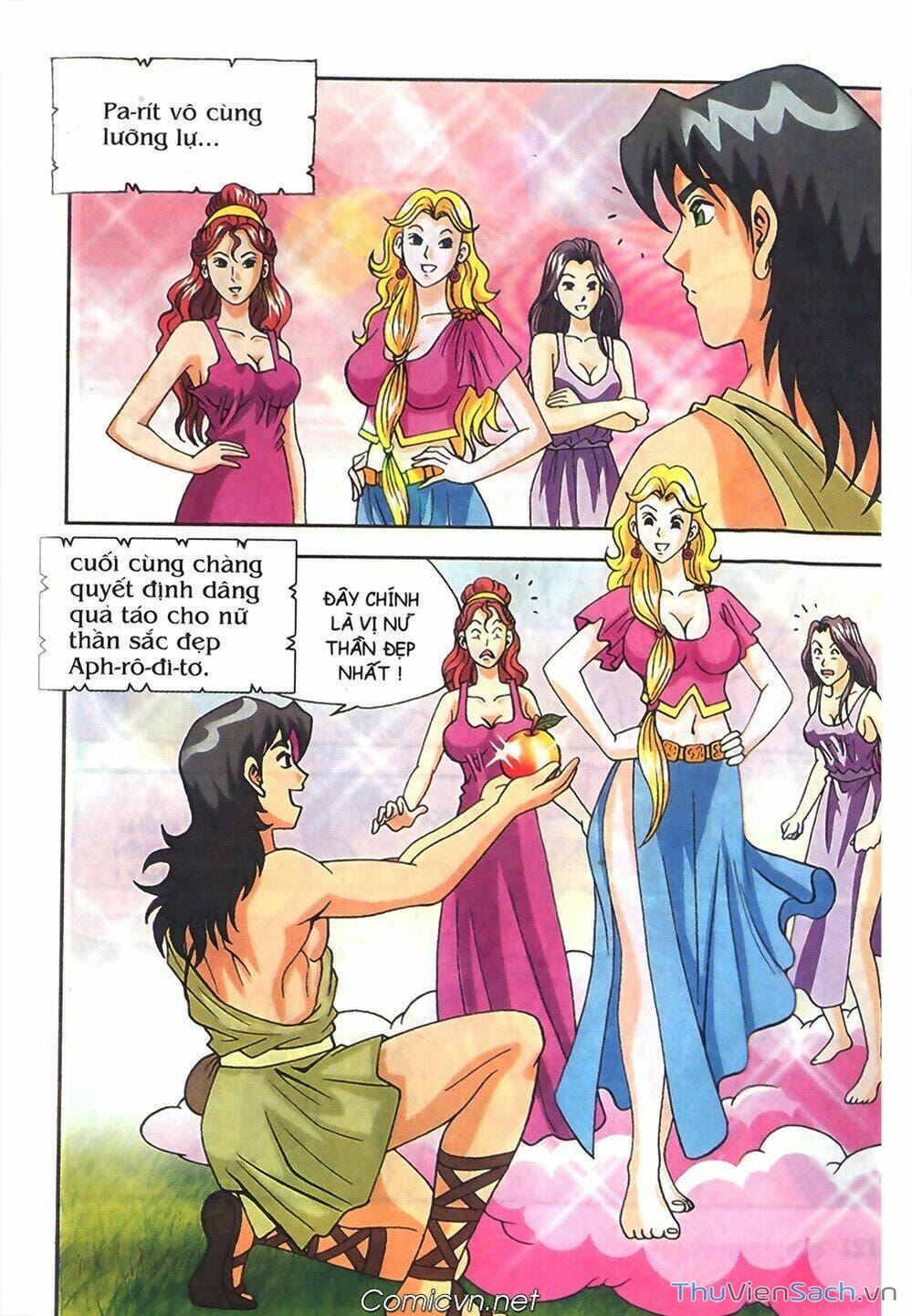 Truyện Tranh Thần Thoại Hy Lạp - Nguồn Gốc Các Vị Thần trang 3