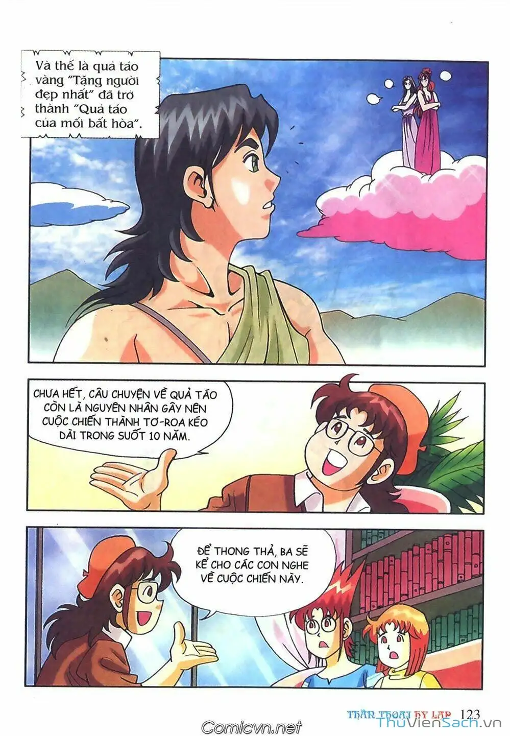 Truyện Tranh Thần Thoại Hy Lạp - Nguồn Gốc Các Vị Thần trang 3