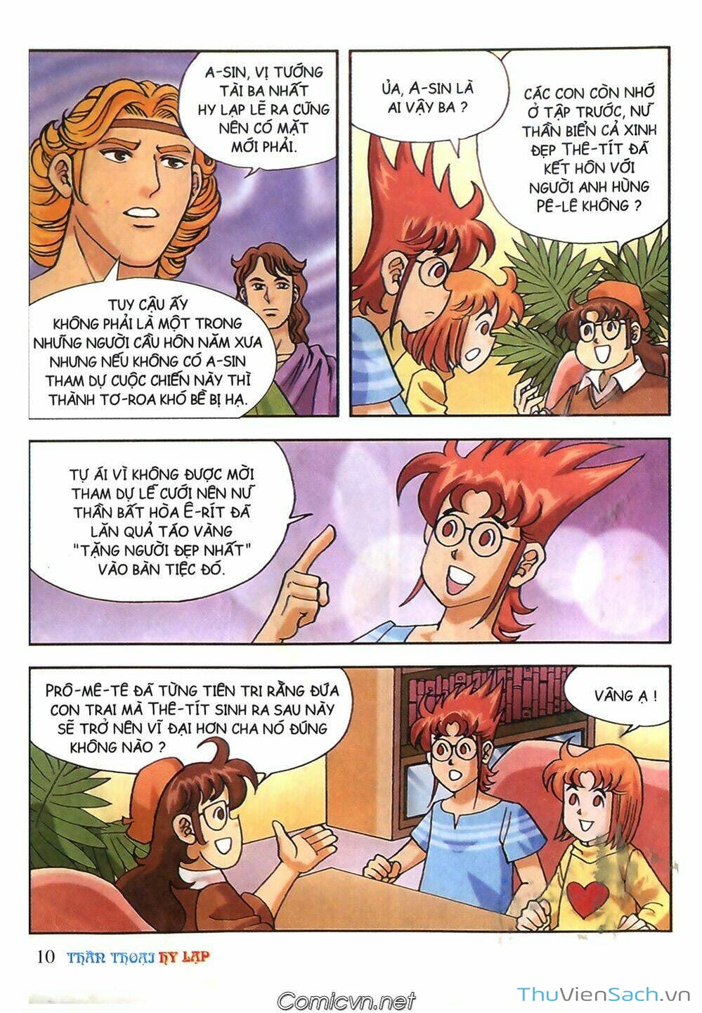 Truyện Tranh Thần Thoại Hy Lạp - Nguồn Gốc Các Vị Thần trang 3