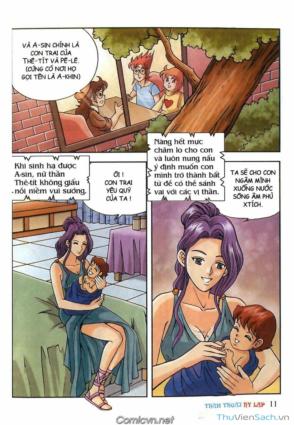 Truyện Tranh Thần Thoại Hy Lạp - Nguồn Gốc Các Vị Thần trang 3