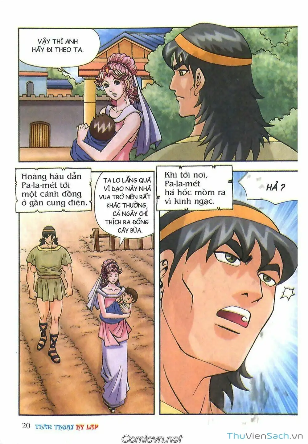 Truyện Tranh Thần Thoại Hy Lạp - Nguồn Gốc Các Vị Thần trang 3