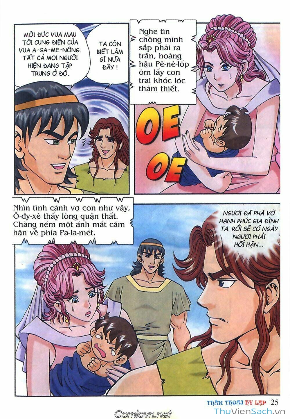 Truyện Tranh Thần Thoại Hy Lạp - Nguồn Gốc Các Vị Thần trang 3