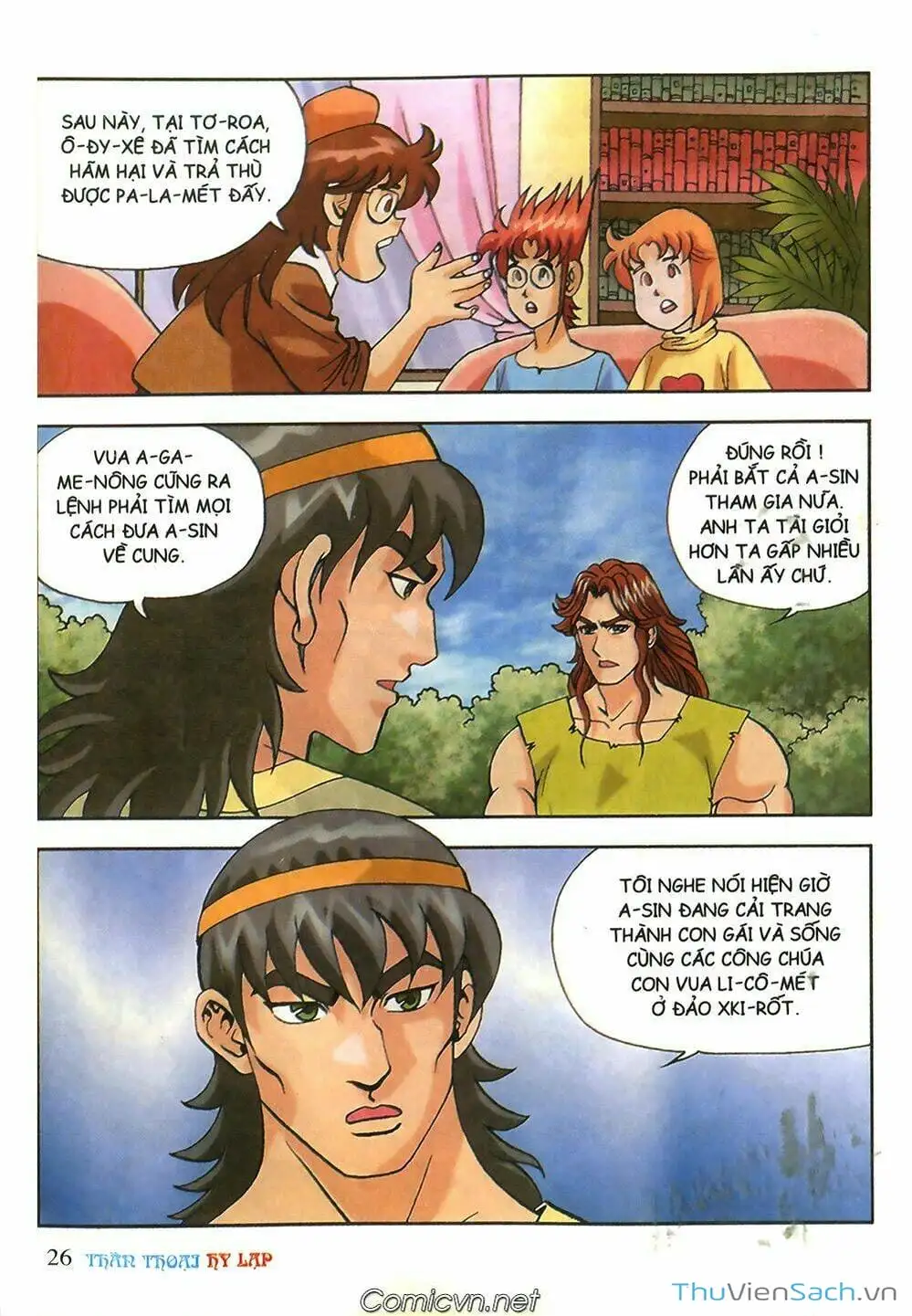 Truyện Tranh Thần Thoại Hy Lạp - Nguồn Gốc Các Vị Thần trang 3